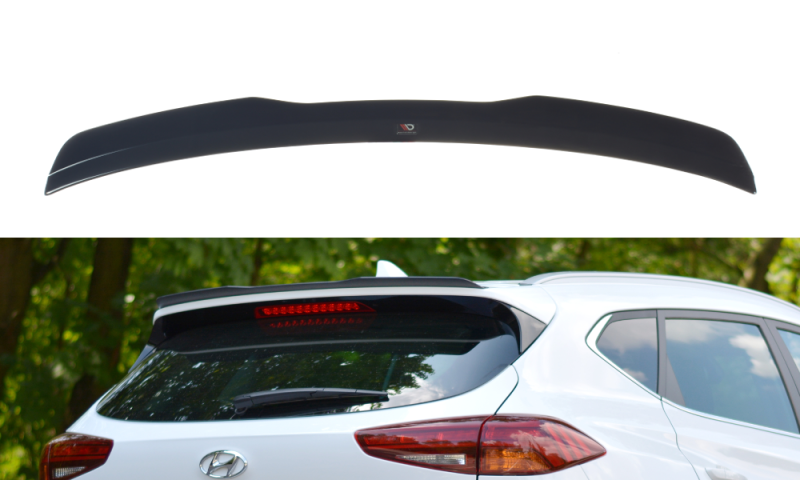 Maxton Spoiler CAP für Hyundai Tucson Mk3 Facelift schwarz Hochglanz HY-TU-3-CAP1-G