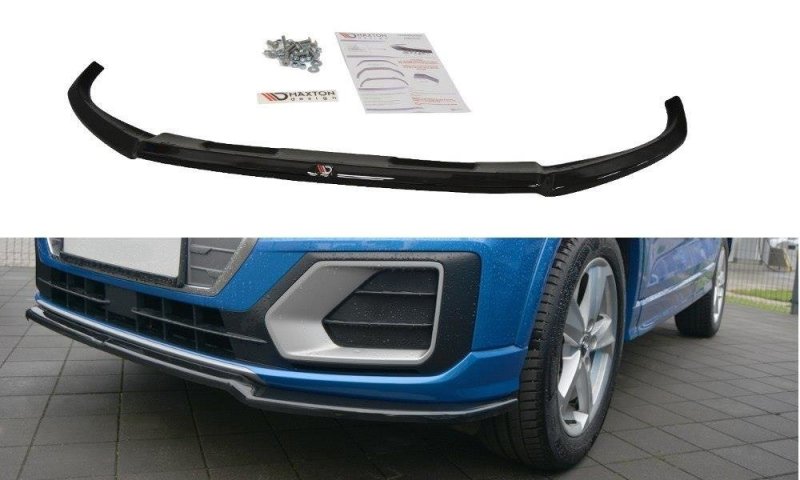 Maxton Front Ansatz für Audi Q2 Mk.1 schwarz Hochglanz AU-Q2-1-FD1-G