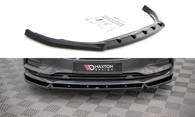 Maxton Front Ansatz V.2 für Volvo V90 Mk2 schwarz Hochglanz VO-V90-2-FD2-G