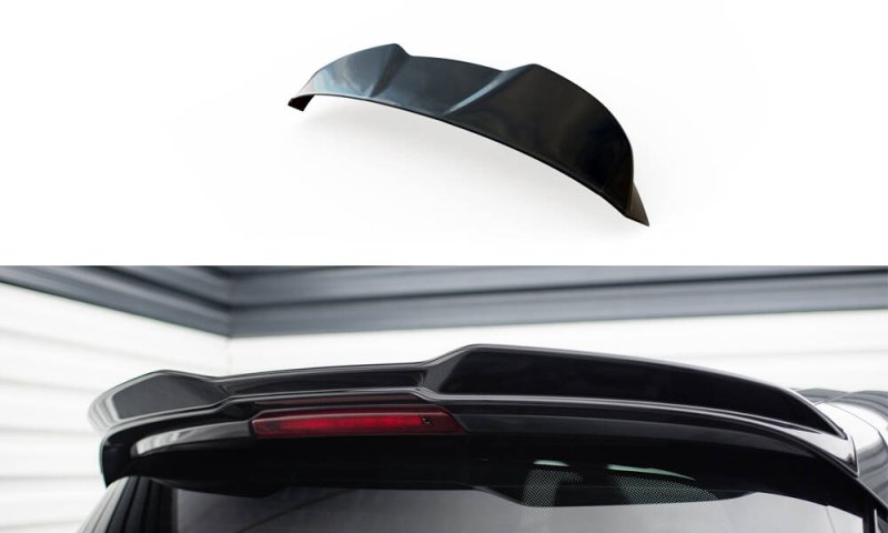 Maxton Spoiler CAP Abrisskante 3D Ford S-Max ST-Line Mk2 schwarz Hochglanz FO-SMAX-2-STLINE-CAP3D1-G