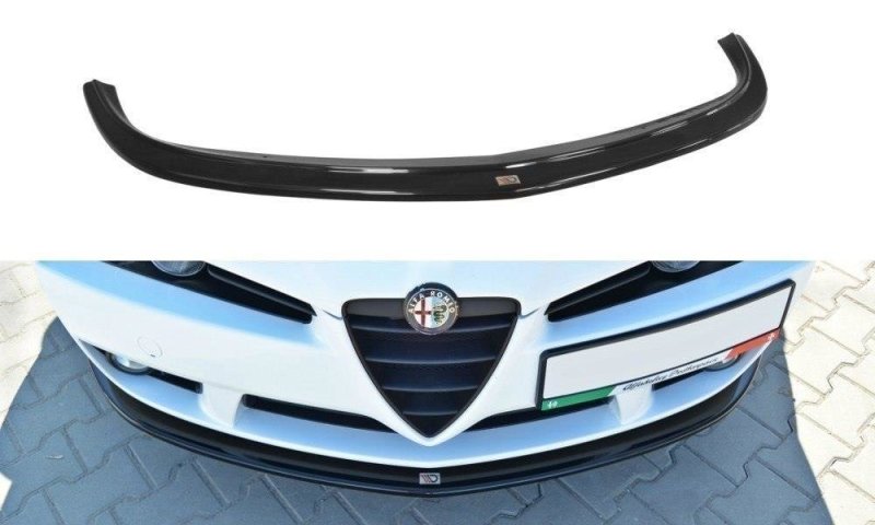 Maxton Front Ansatz für Alfa Romeo Brera schwarz Hochglanz AL-BR-1-FD1-G