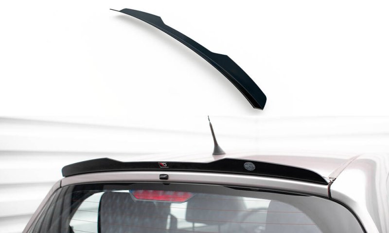 Maxton Spoiler CAP Abrisskante Toyota Yaris T-Sport Mk1 Facelift schwarz Hochglanz TO-YA-1F-TS-CAP1-G