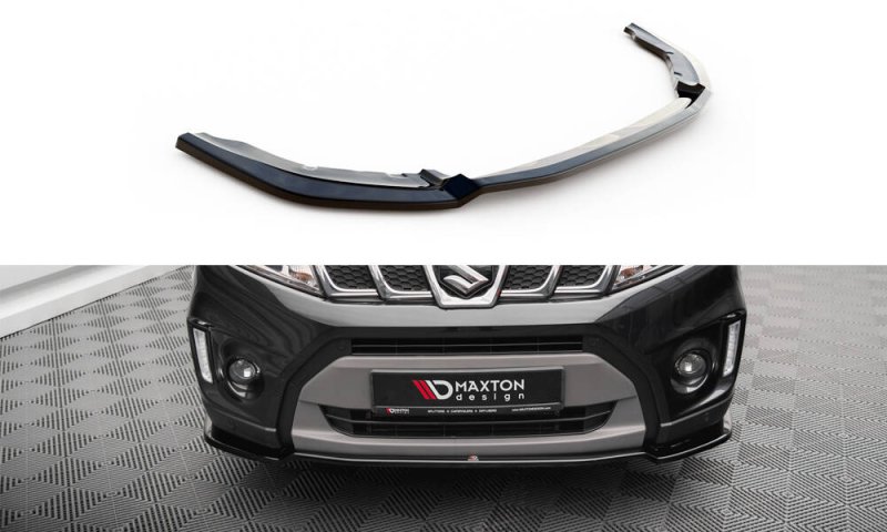 Maxton Front Ansatz V.1 Suzuki Vitara S Mk2 schwarz Hochglanz SZ-VI-3-S-FD1-G