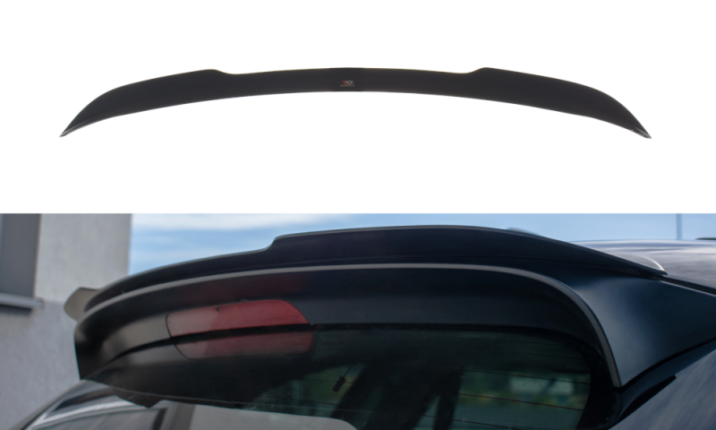 Maxton Spoiler CAP für BMW X5 E70 Facelift M Paket schwarz Hochglanz BM-X5-70F-MPACK-CAP1-G
