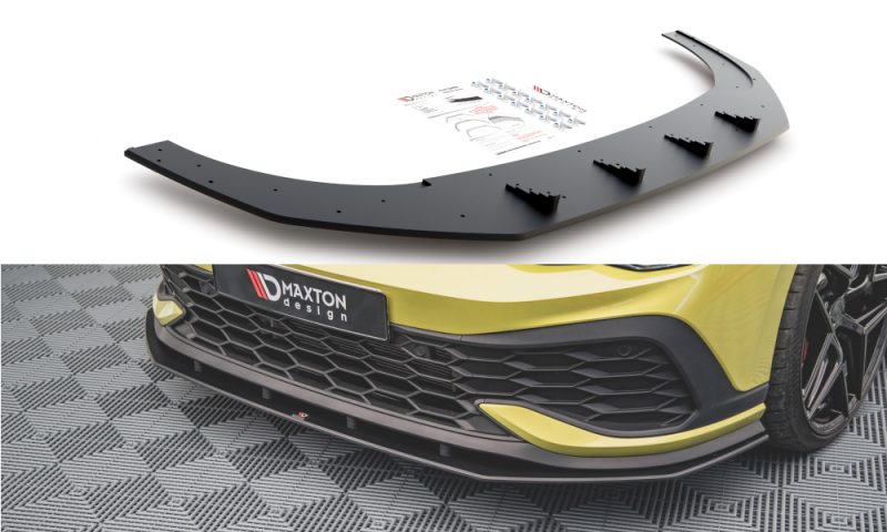 Maxton Racing Front Ansatz für passend für Volkswagen Golf 8 GTI Clubsport VWGO8GTICSCNC-FD1BRB