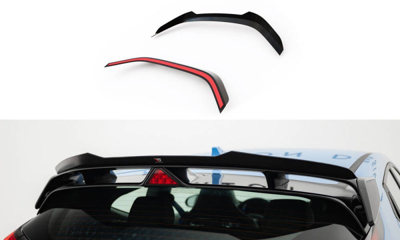Maxton Spoiler CAP Abrisskante Hyundai Veloster N Mk2 schwarz Hochglanz HY-VE-2-N-CAP1-G