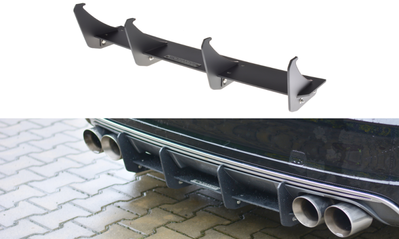 Maxton Heckschürze für Audi S3 / A3 S-Line 8V Hatchback / Sportback AU-S3-3-CNC-RS1