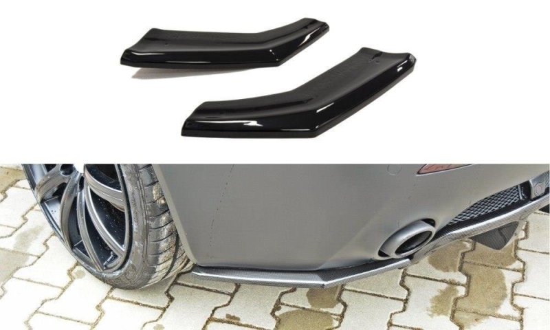 Maxton Heck Ansatz Flaps Diffusor für ASTON MARTIN V8 VANTAGE Carbon Look  AM-V8-VA-1-RSD1-C