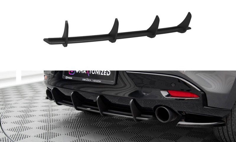 Maxton Street Pro Heckschürze Mazda 3 Mk4 MA34CNC-RS1B