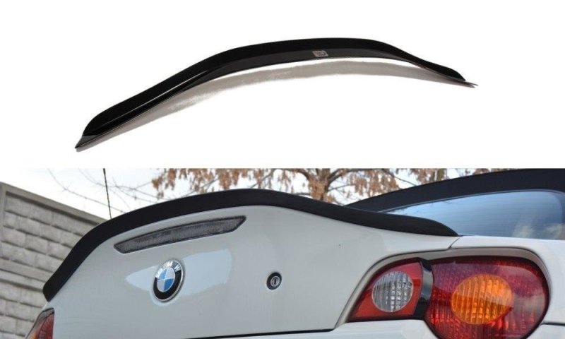 Maxton Spoiler CAP für BMW Z4 E85 vor Facelift schwarz Hochglanz BM-Z4-85-CAP1-G