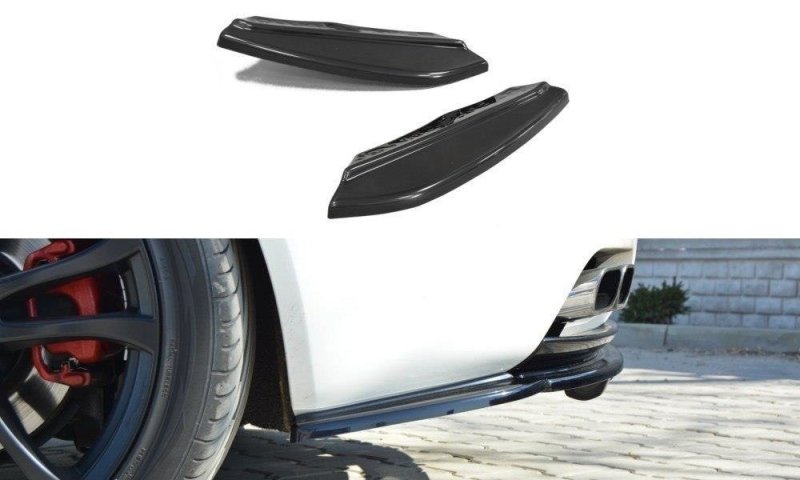 Maxton Heck Ansatz Flaps Diffusor für Alfa Romeo Brera schwarz Hochglanz AL-BR-1-RSD1-G
