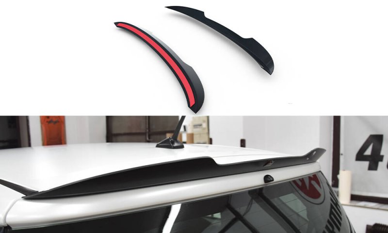 Maxton Spoiler CAP Abrisskante Toyota IQ schwarz Hochglanz TO-IQ-1-CAP1-G