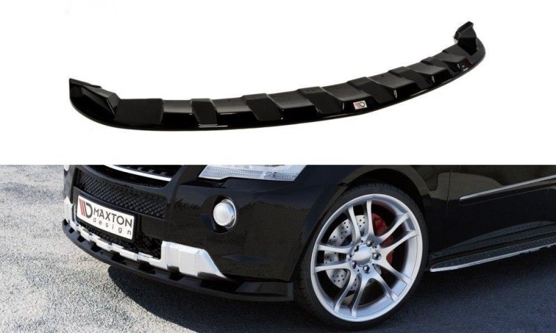 Maxton Front Ansatz für MERCEDES ML W164 AMG schwarz Hochglanz ME-ML-W164AMG-FD1-G