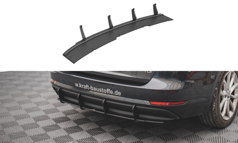 Maxton Street Pro Heckschürze für Audi A4 Avant B9 AUA4B9AVCNC-RS1B