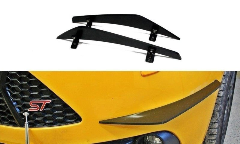 Maxton Canards (Stoßstangenflügel Vorne) Ford Focus ST Mk3 FO-FO-3-ST-CNC-CAN1