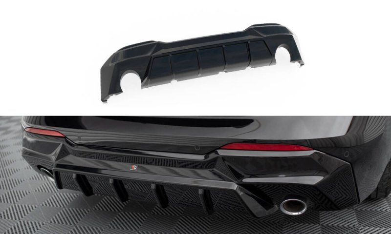 Maxton Diffusor Heck Ansatz BMW 2 G42 schwarz Hochglanz BM-2-G42-RS1-G