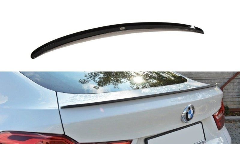 Maxton Spoiler CAP für BMW X4 M Paket schwarz Hochglanz BM-X4-26-MPACK-CAP1-G