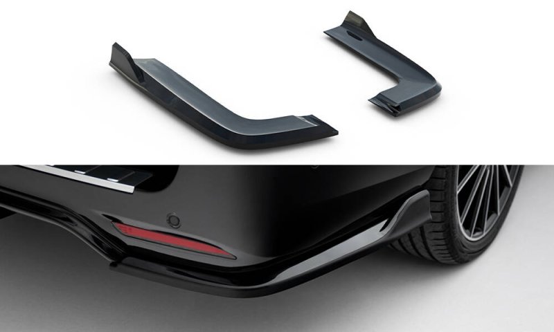 Maxton Heck Ansatz Flaps Diffusor V.3 Mercedes-Benz V-Klasse AMG-Line W447 Facelift schwarz Hochglanz ME-V-447F2-AMGLINE-RSD1-G