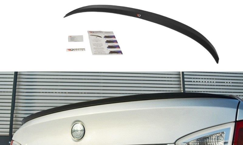 Maxton Spoiler CAP für BMW 3er E90 M Paket schwarz Hochglanz BM-3-90-MPACK-CAP1-G