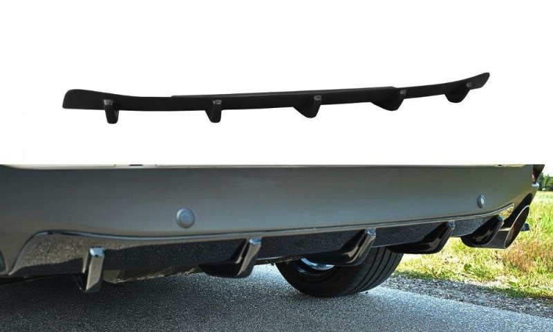 Maxton Diffusor Heck Ansatz für Mazda 6 GJ (Mk3) Wagon schwarz Hochglanz MA-6-3-W-RS1-G