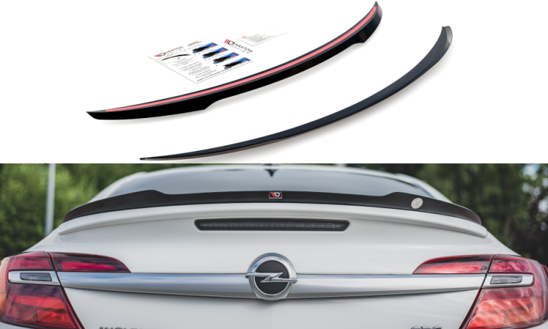 Maxton Spoiler CAP für Opel Insignia Mk. 1 OPC Facelift schwarz Hochglanz OP-IS-1F-OPC-CAP1-G
