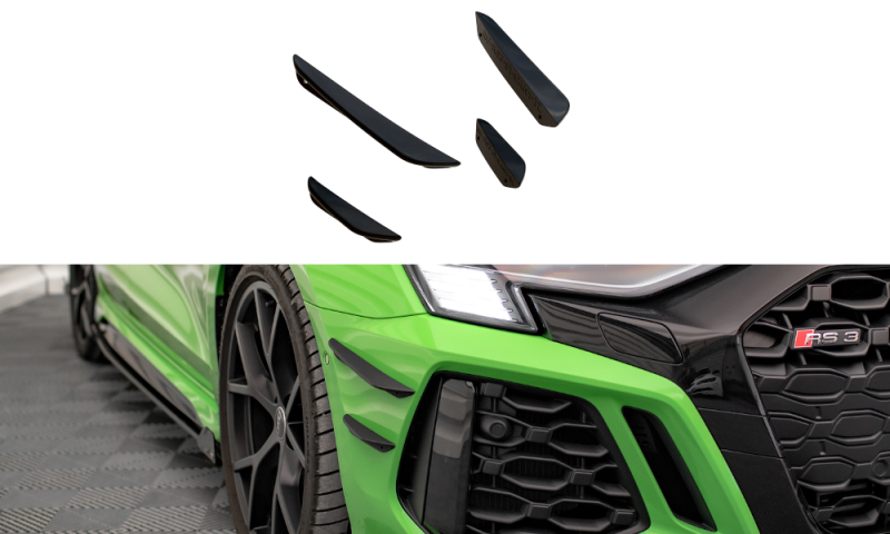 Maxton Stoßstangenflügel vorne (Canards) Audi RS3 8Y AU-RS3-8Y-CAN1