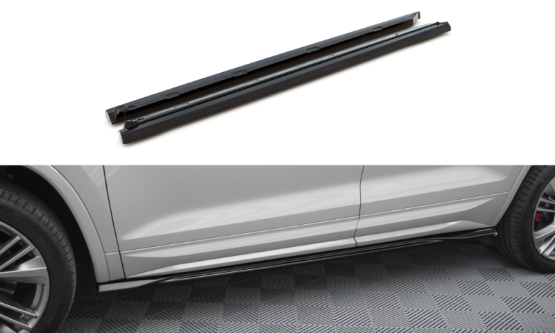 Maxton Seitenschweller Ansatz Skoda Kodiaq RS Mk1 / Mk1 Facelift schwarz Hochglanz SK-KO-1F-RS-SD1-G