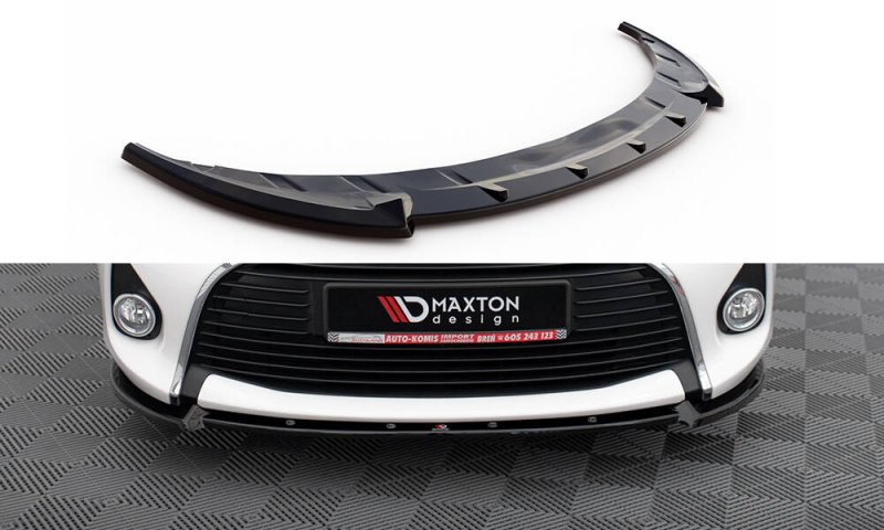Maxton Front Ansatz Toyota Yaris Mk3 Facelift schwarz Hochglanz TO-YA-3-FD1-G