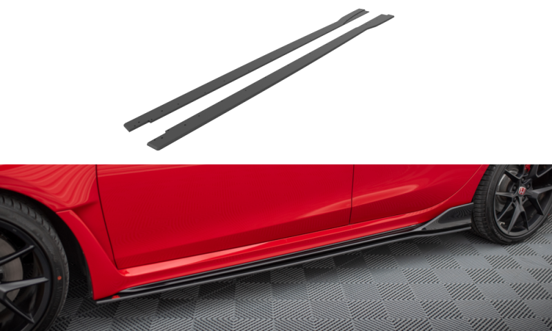 Maxton Street Pro Seitenschweller Ansatz für Honda Civic Type-R Mk 11 HOCI11TYPERCNC-SD1B