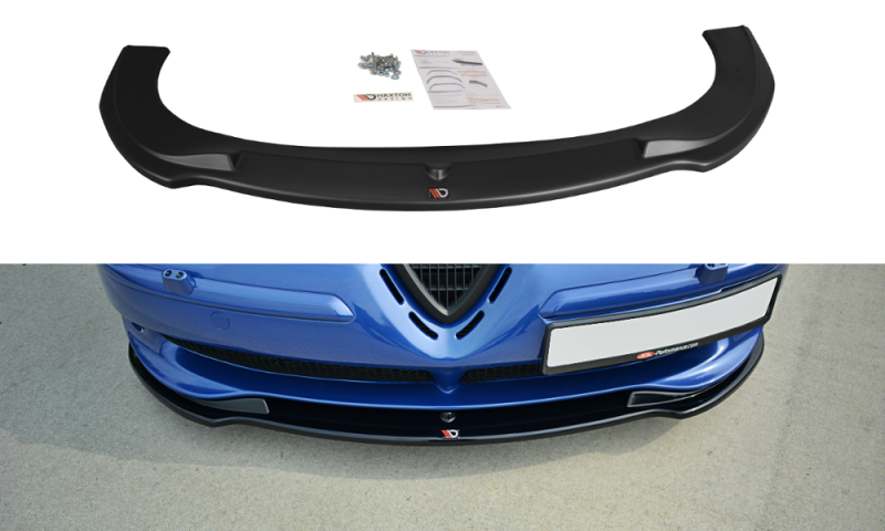 Maxton Front Ansatz V.1 für ALFA ROMEO 156 GTA  schwarz Hochglanz AL-156-GTA-FD1-G