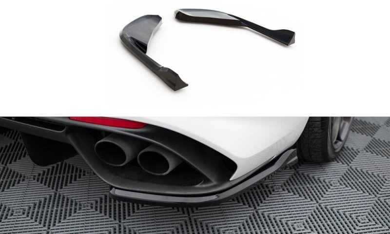 Maxton Heck Ansatz Flaps Diffusor Alfa Romeo Giulia Quadrifoglio schwarz Hochglanz AL-GI-1-QV-RSD1-G