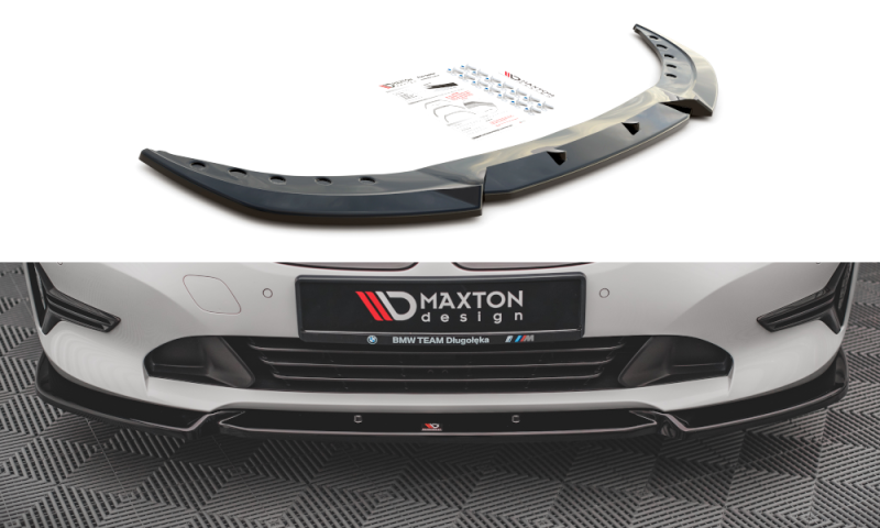 Maxton Front Ansatz V.1 für BMW 3er G20 / G21 schwarz Hochglanz BM-3-20-FD1-G