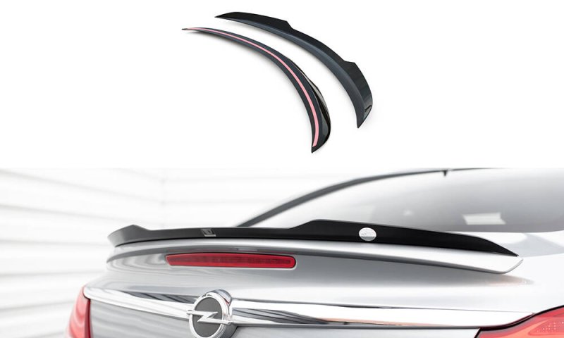 Maxton Spoiler CAP Abrisskante Opel Insignia OPC-Line Mk1 schwarz Hochglanz OP-IS-1-OPCLINE-CAP1-G