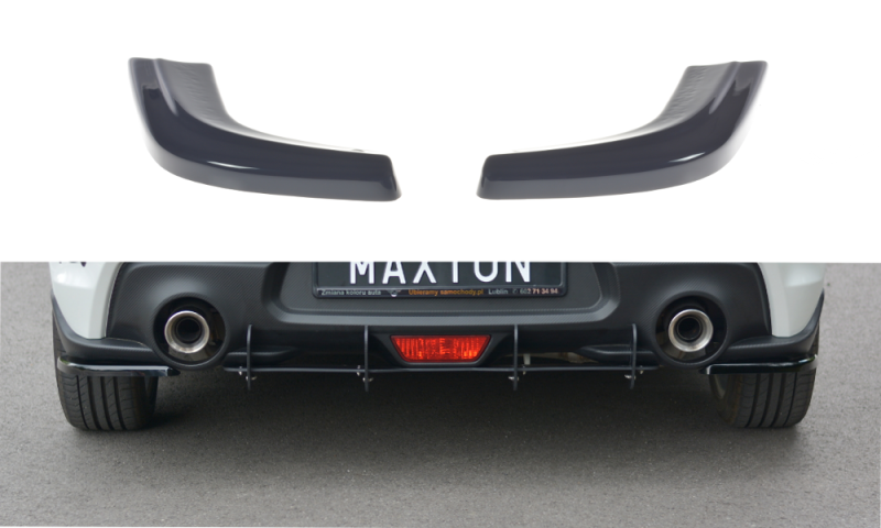 Maxton Heck Ansatz Flaps Diffusor für SUZUKI SWIFT 6 SPORT schwarz Hochglanz SZ-SW-6-SPORT-RSD1-G