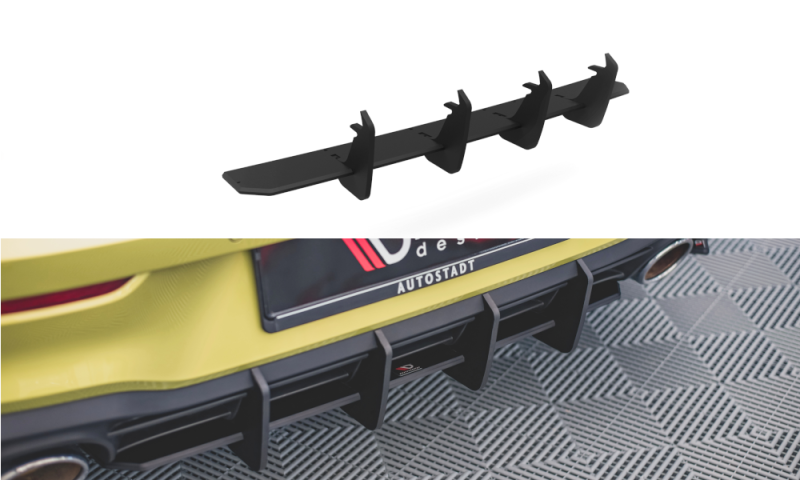 Maxton Racing Heckschürze V.2 für Volkswagen Golf 8 GTI Clubsport VWGO8GTICSCNC-RS2B