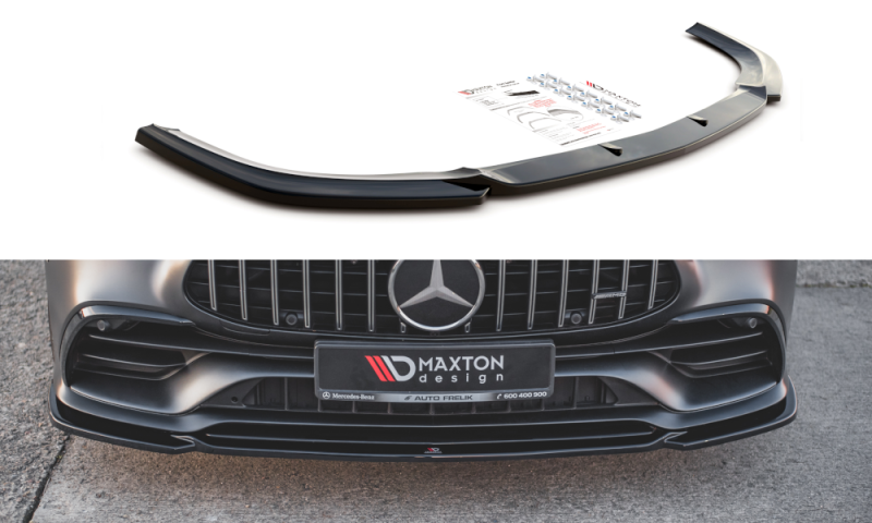 Maxton Front Ansatz V.1 für Mercedes-AMG GT 53 4-Door Coupe Carbon Look  ME-GT-4D-53-FD1-C
