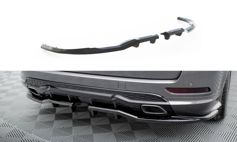 Maxton Mittlerer Cup Diffusor Heck Ansatz Ford S-Max ST-Line Mk2 schwarz Hochglanz FO-SMAX-2-STLINE-RD1G+RD2-G