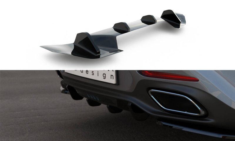 Maxton Diffusor Heck Ansatz Mercedes-AMG GT / GT S C190 Facelift schwarz Hochglanz ME-AMG-GT-1-RS1-G