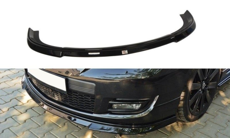 Maxton Front Ansatz für MAZDA 3 MPS MK1 (vor Facelift) schwarz Hochglanz MA-3-MPS-1-FD1-G