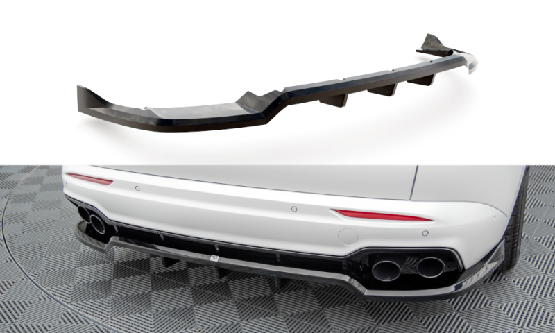Maxton Mittlerer Cup Diffusor Heck Ansatz Maserati Grecale GT / Modena Mk1 schwarz Hochglanz MS-GR-1-RD1G+RD2-G