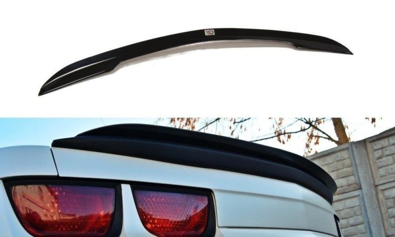 Maxton Spoiler CAP für Chevrolet Camaro 5 schwarz Hochglanz CH-CA-5-SS-US-CAP1-G