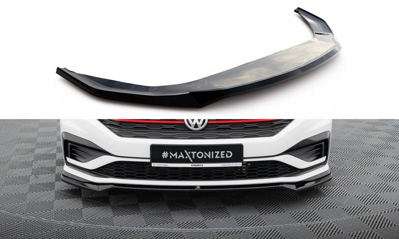 Maxton Front Ansatz V.2 VW Jetta GLI Mk7 schwarz Hochglanz VW-JE-7-GLI-FD2-G