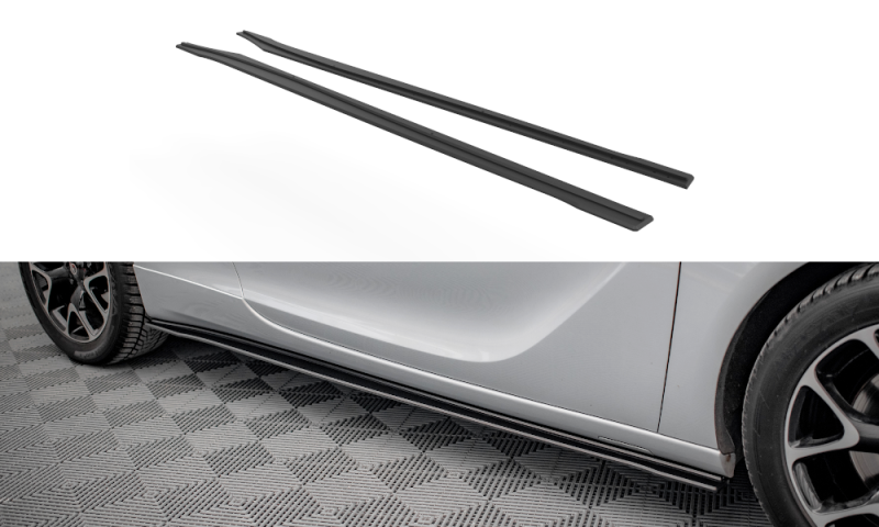 Maxton Street Pro Seitenschweller Ansatz für Opel Astra GTC OPC-Line J OPASJGTCOPCLINECNC-SD1B