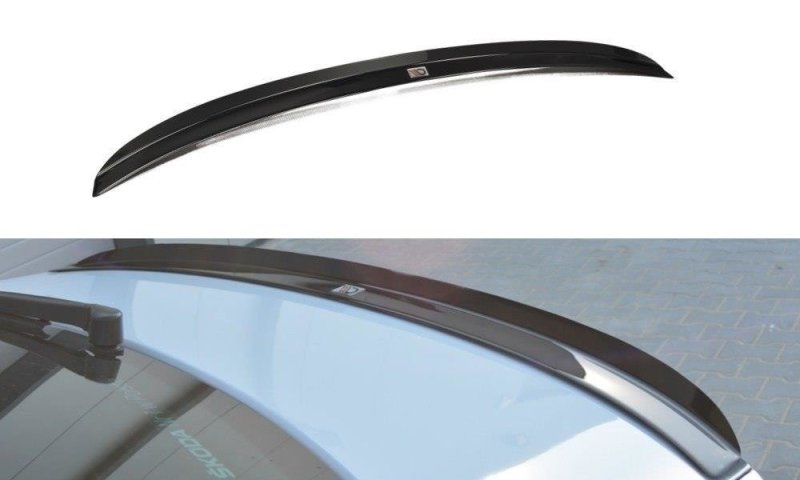 Maxton Spoiler CAP V.1 für Skoda Superb Mk3 / Mk3 FL Hatchback schwarz Hochglanz SK-SU-3-SL-CAP1-G