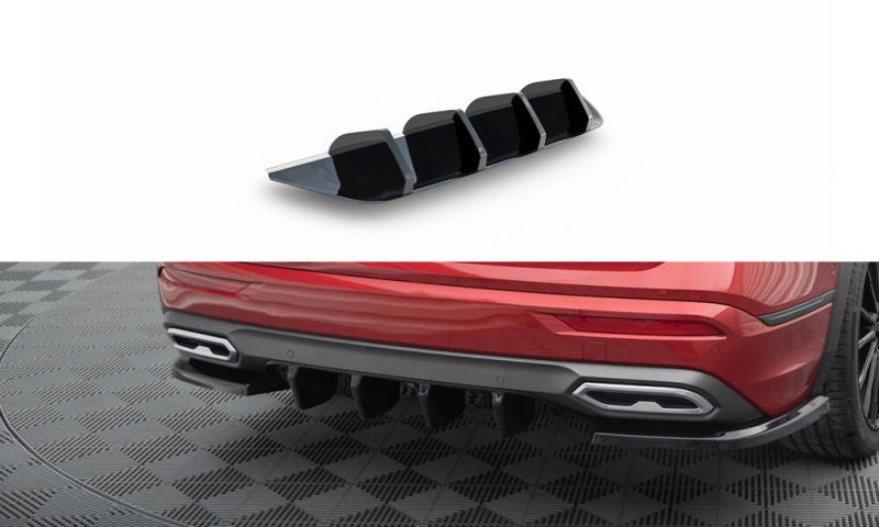Maxton Diffusor Heck Ansatz Seat Tarraco FR Mk1 schwarz Hochglanz SE-TA-1-FR-RS1-G