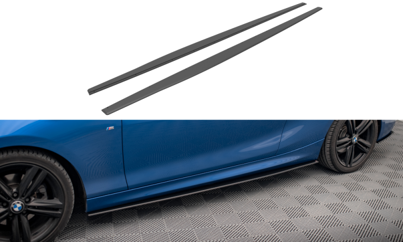 Maxton Street Pro Seitenschweller Ansatz für BMW 2 M-Paket F22 BM222MPACKCNC-SD1B