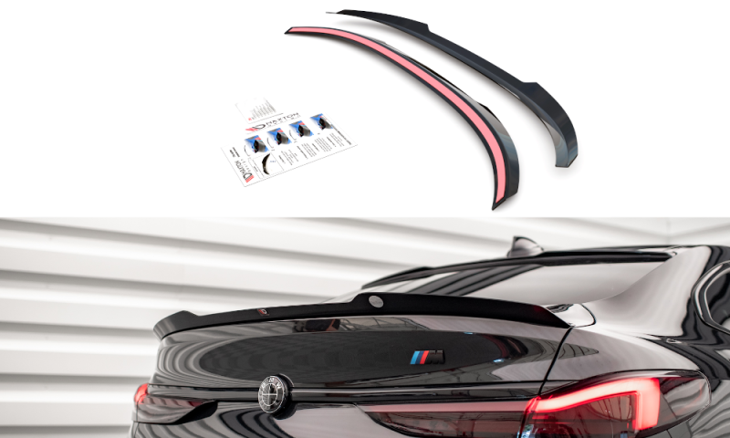 Maxton Spoiler CAP für BMW 2 Gran Coupe M-Paket F44 schwarz Hochglanz BM-2-44-MPACK-CAP1-G