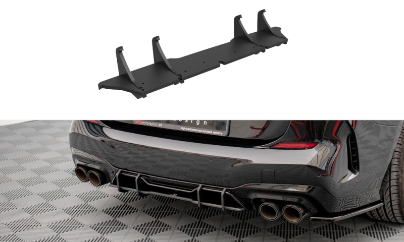 Maxton Street Pro Heckschürze für BMW M235i Gran Coupe F44 BM244MCNC-RS1B