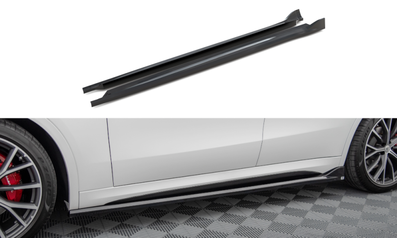 Maxton Seitenschweller Ansatz Maserati Grecale GT / Modena Mk1 schwarz Hochglanz MS-GR-1-SD1-G