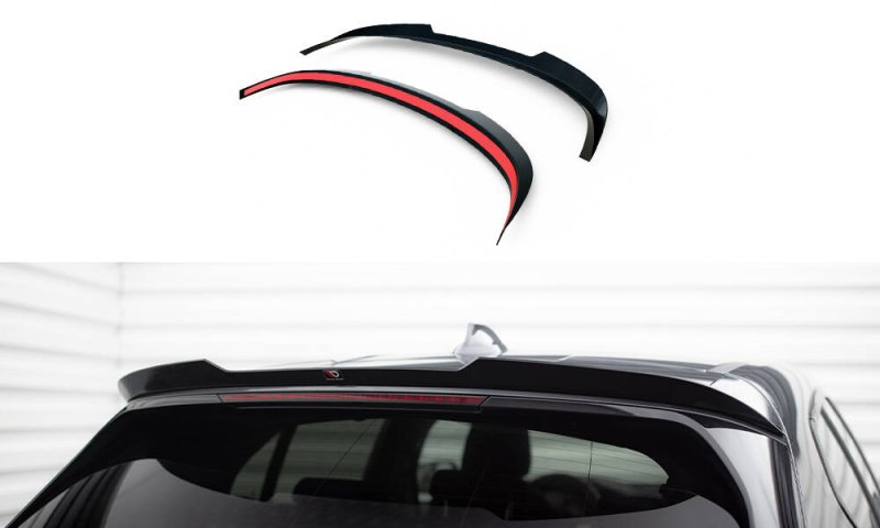 Maxton Spoiler CAP Abrisskante BMW 1er F40 schwarz Hochglanz BM-1-40-CAP1-G